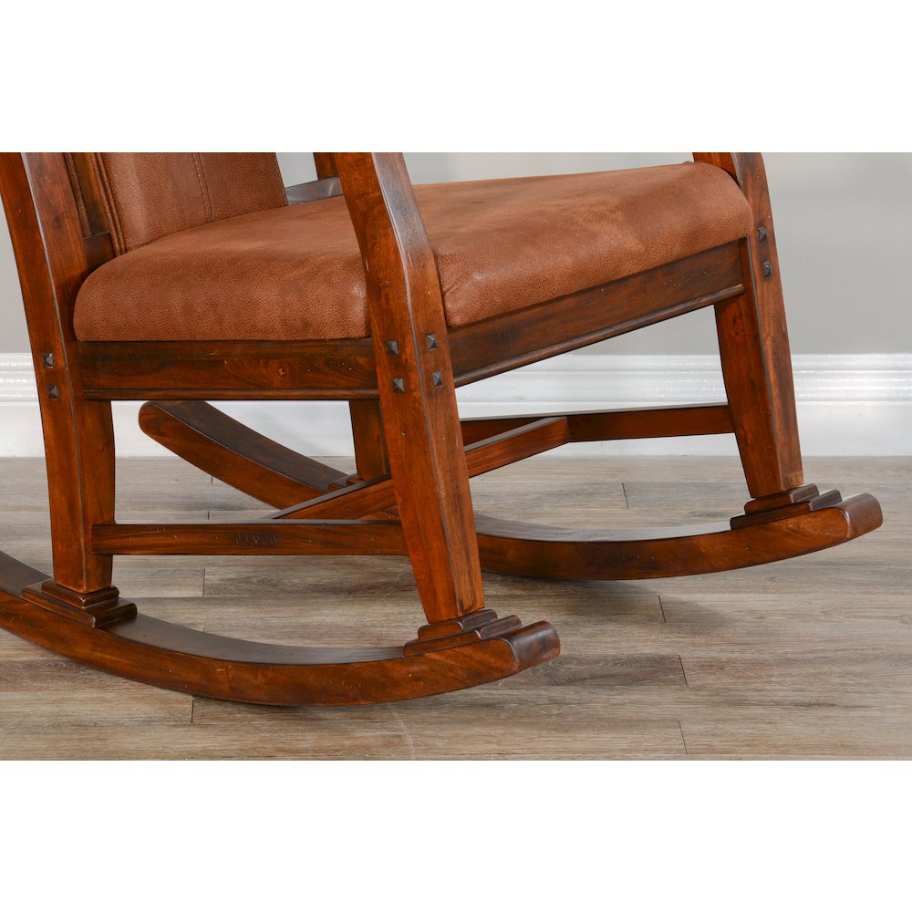 Santa Fe Rocker, Cushion Seat & Back. Picture 4
