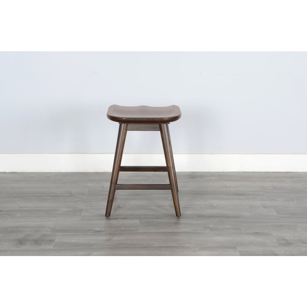 Counter Stool with Saddle Seat. Picture 4