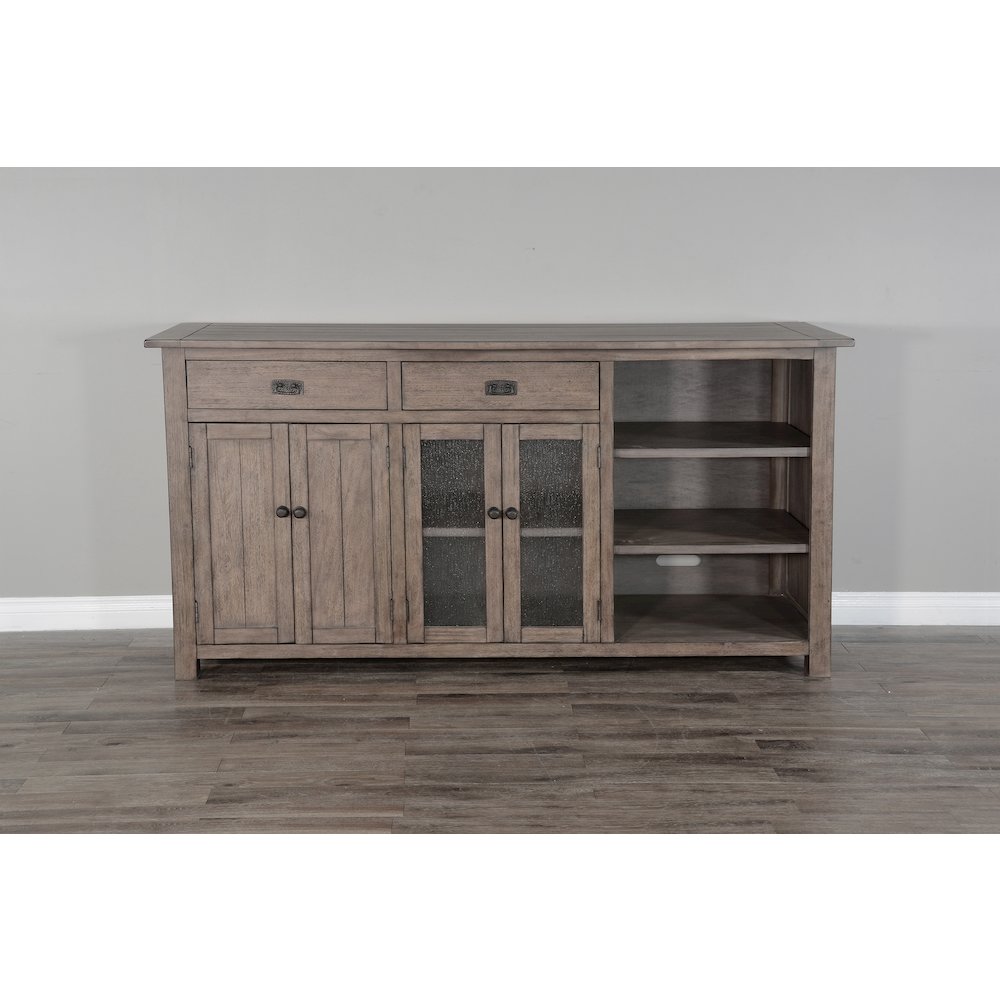 80" Transitional Wood Buffet. Picture 2