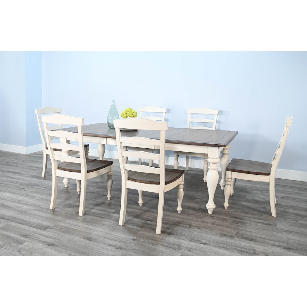 Pasadena Rectangular Extension Dining Set. Picture 2