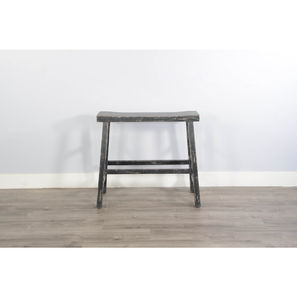 Black Sand 30'H Bench, Wood Seat. Picture 2