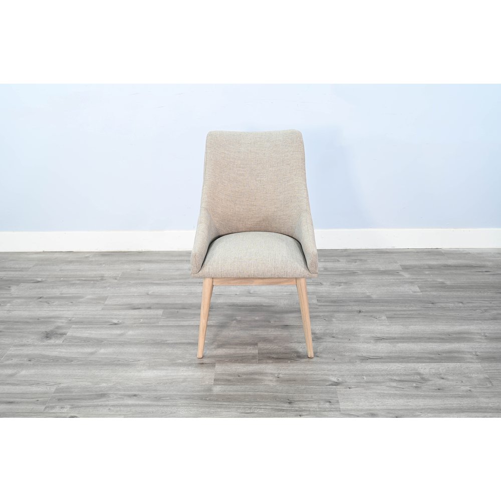Olivia Highback Cushioned Grey Dining Chair (Set of 2). Picture 3