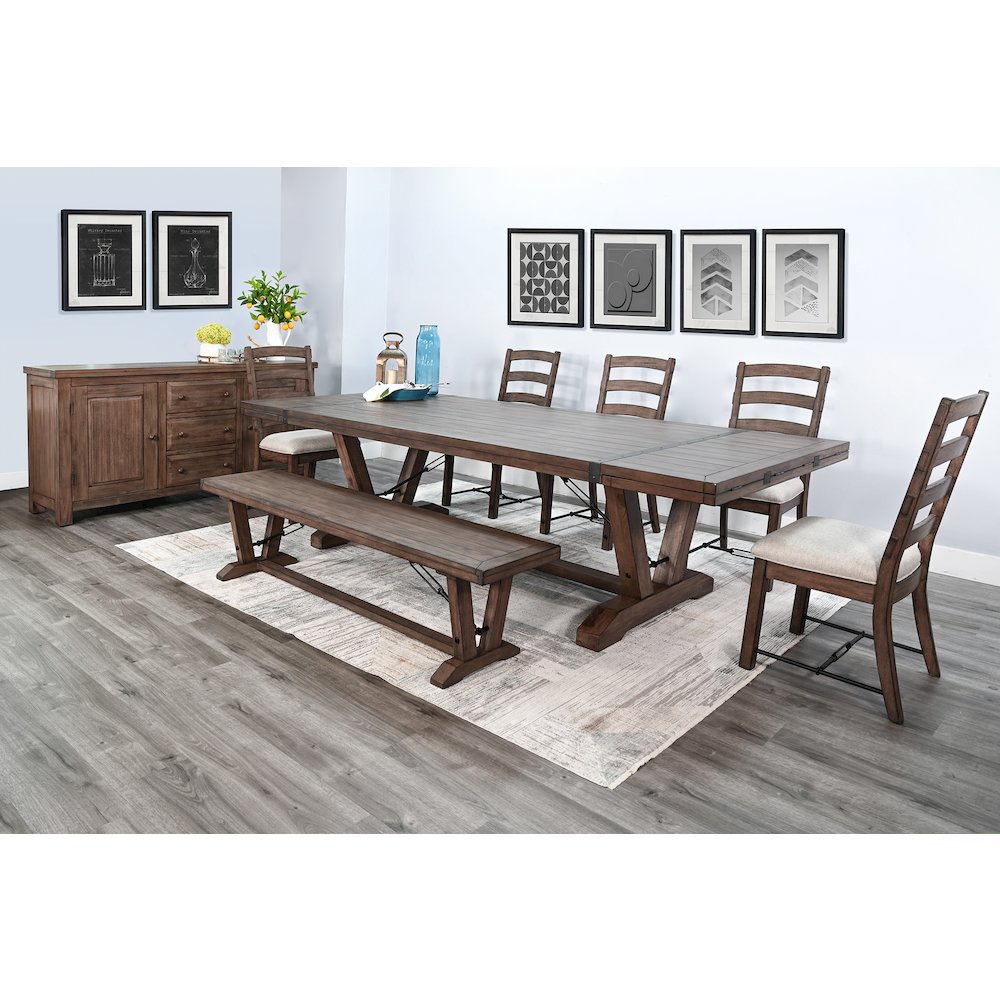 Yellowstone Extension Table with Folding Leaves. Picture 2