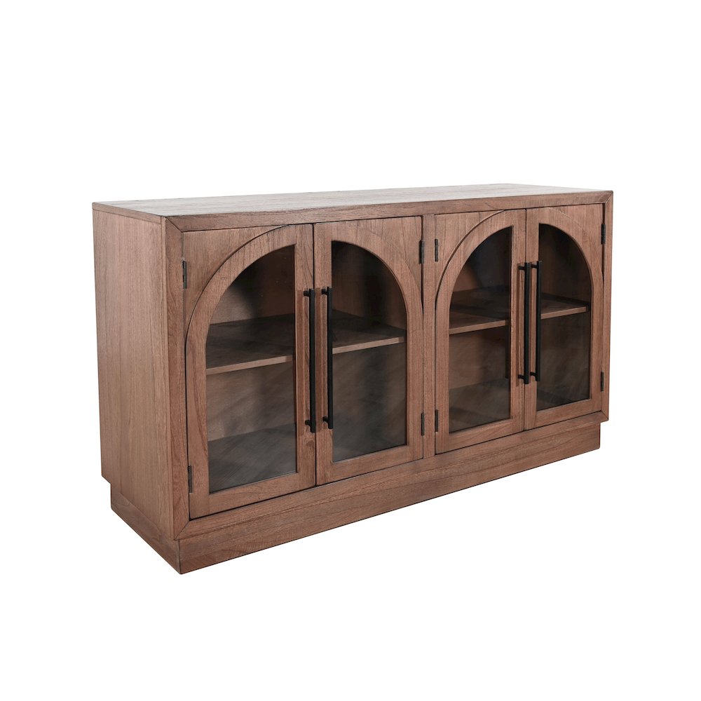 Double Arch Accent Cabinet. Picture 1