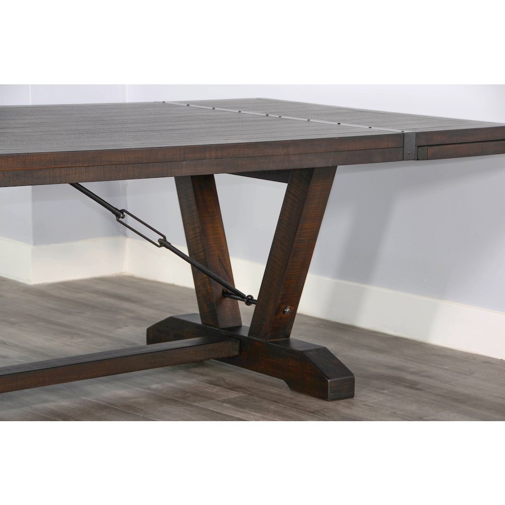 Yellowstone Extension Table with Folding Leaves. Picture 2