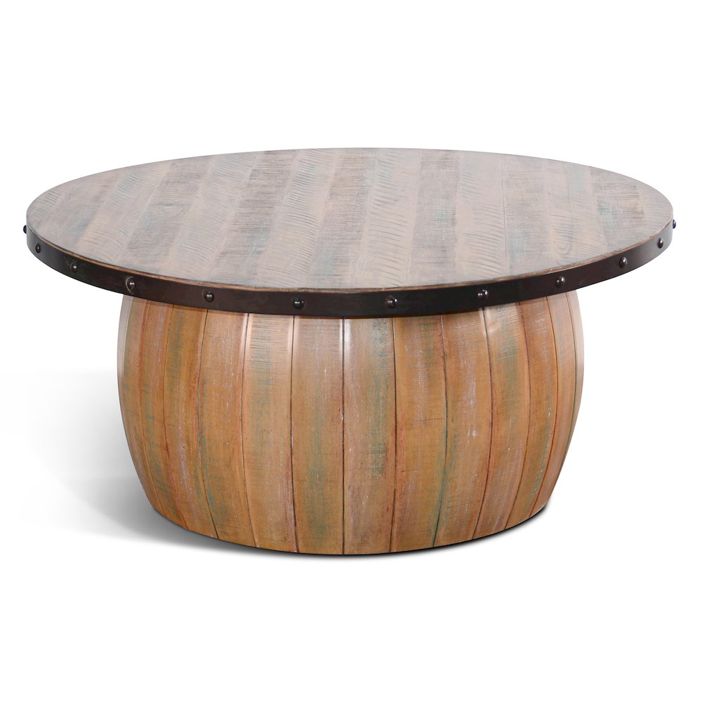 Coffee Table, Antique Brown. Picture 1