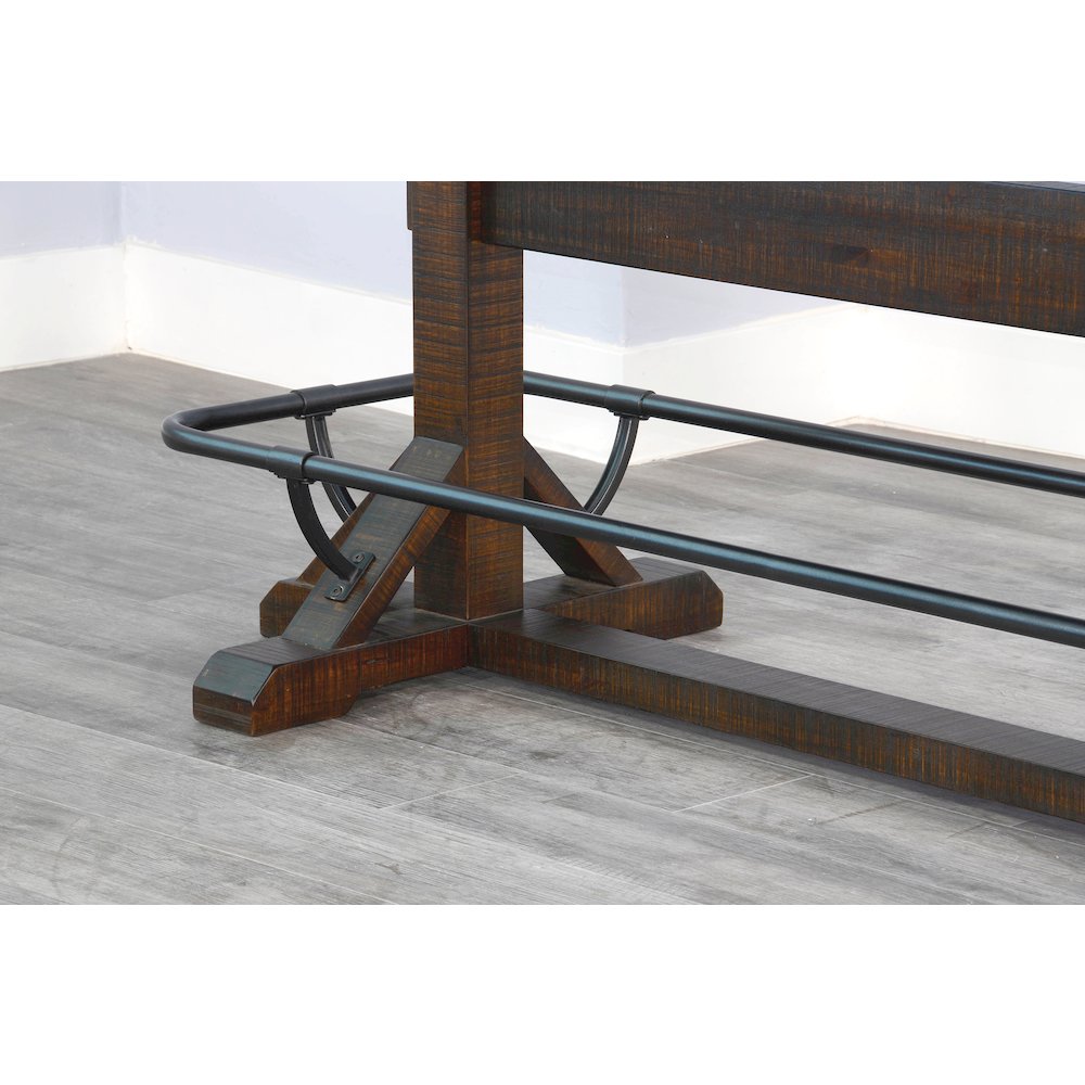 Homestead Rectangular Pub Table Set. Picture 3