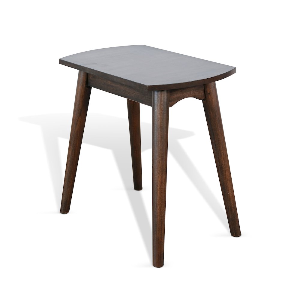 Chair Side Table, Coffee Bean. Picture 1