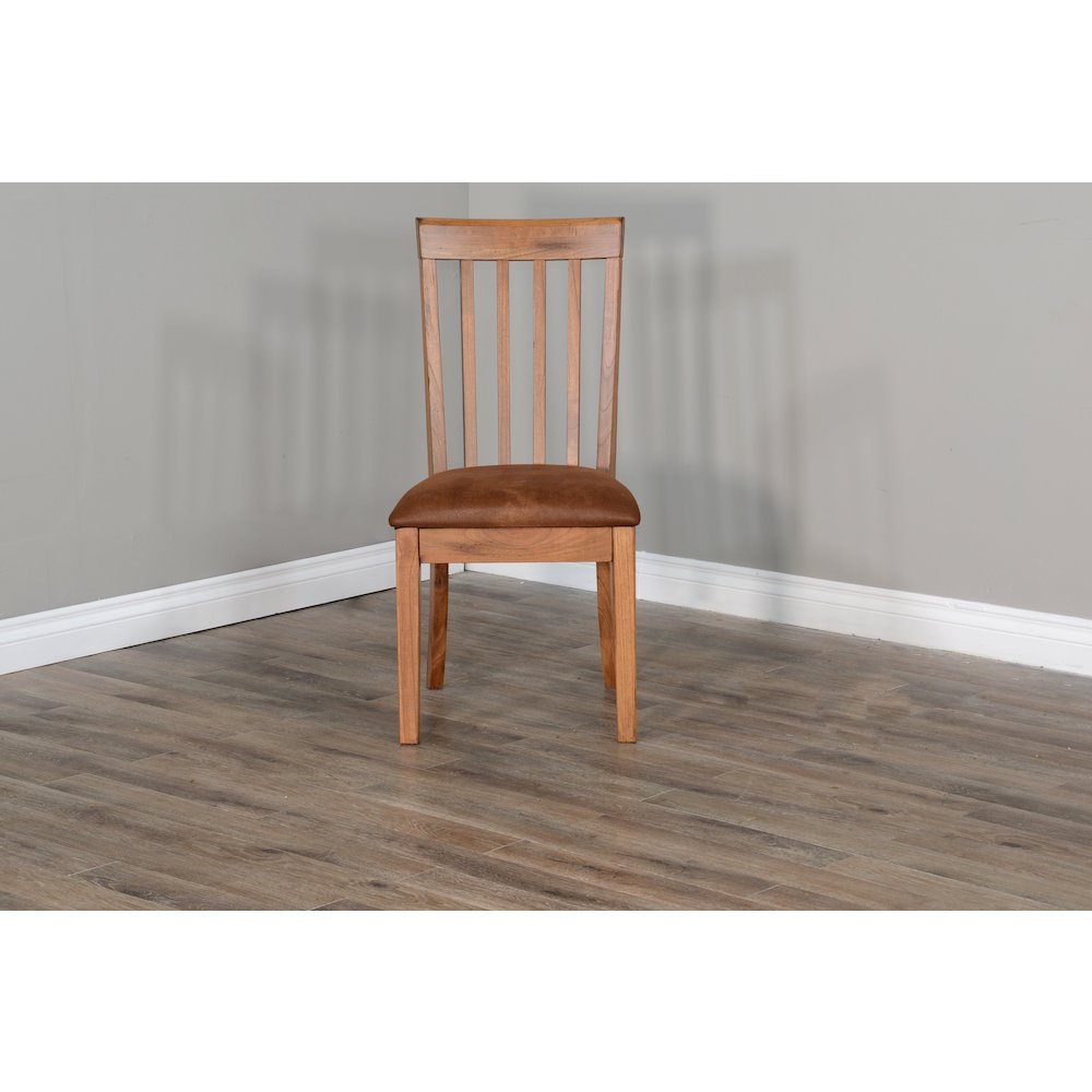 Sedona Slatback Chair, Cushion Seat (Set of 2). Picture 3