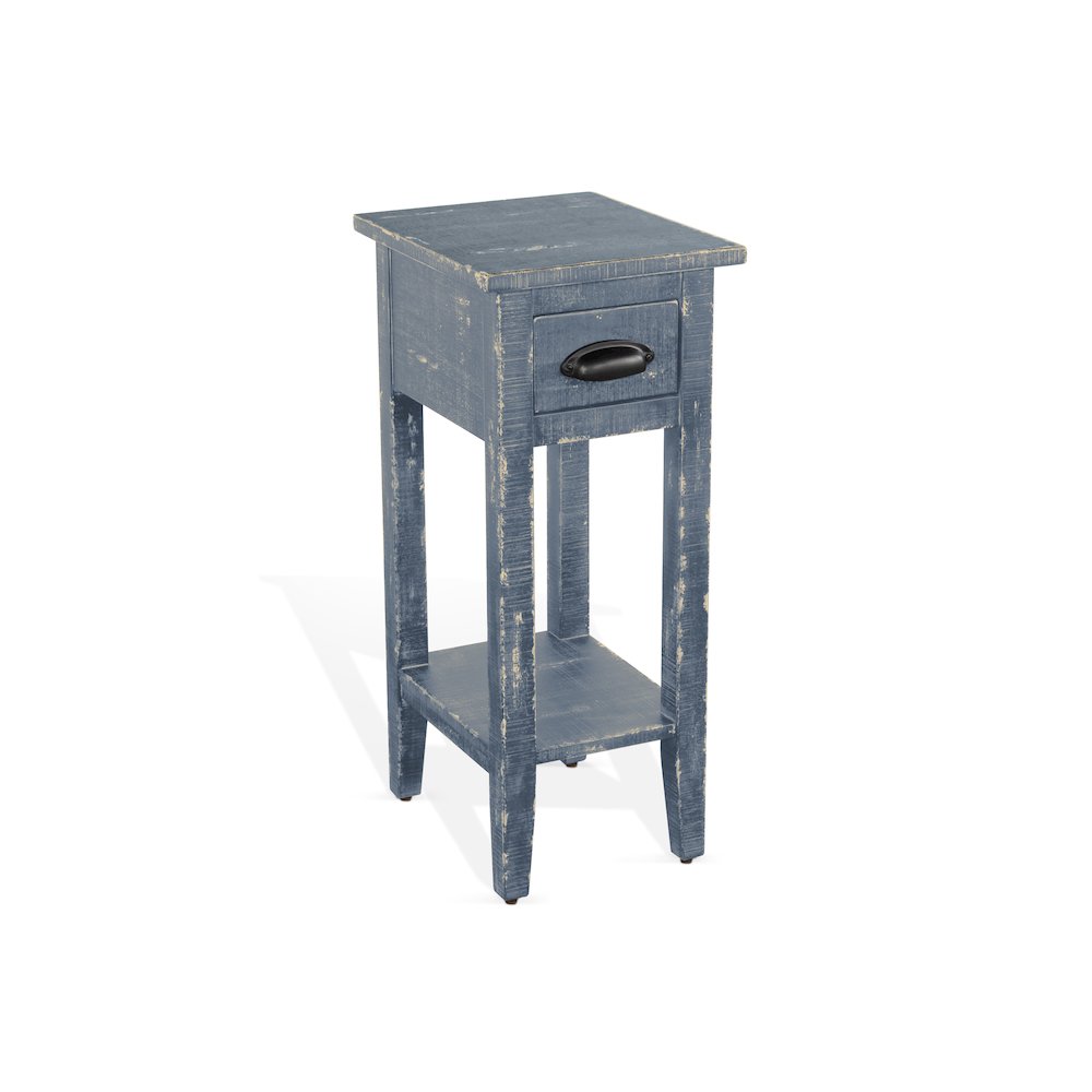 Ocean Blue Chair Side Table. Picture 1