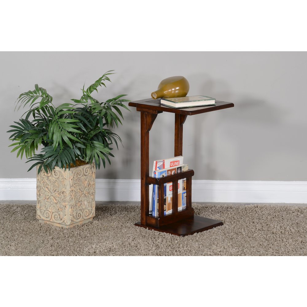 Savannah 12.5" Traditional Wood Table. Picture 6