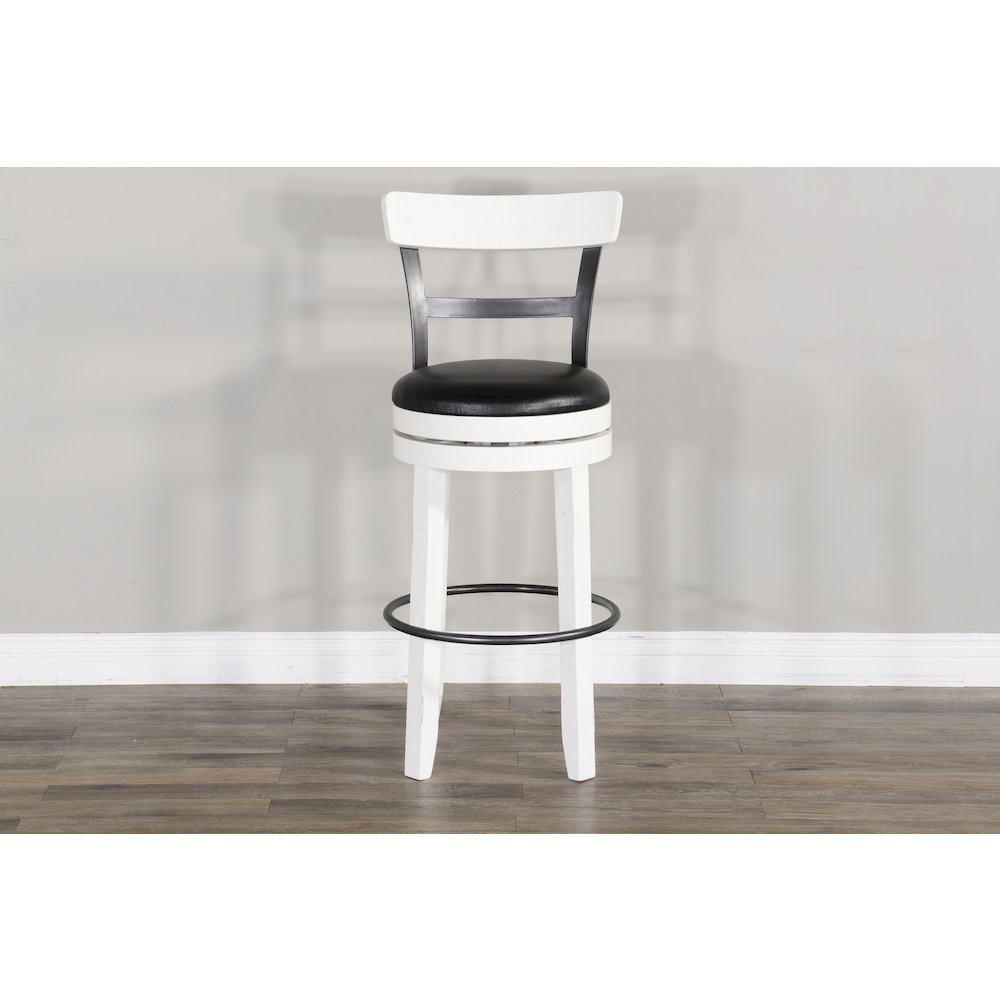Sunny Designs Industrial Swivel Barstool (Set of 2). Picture 2