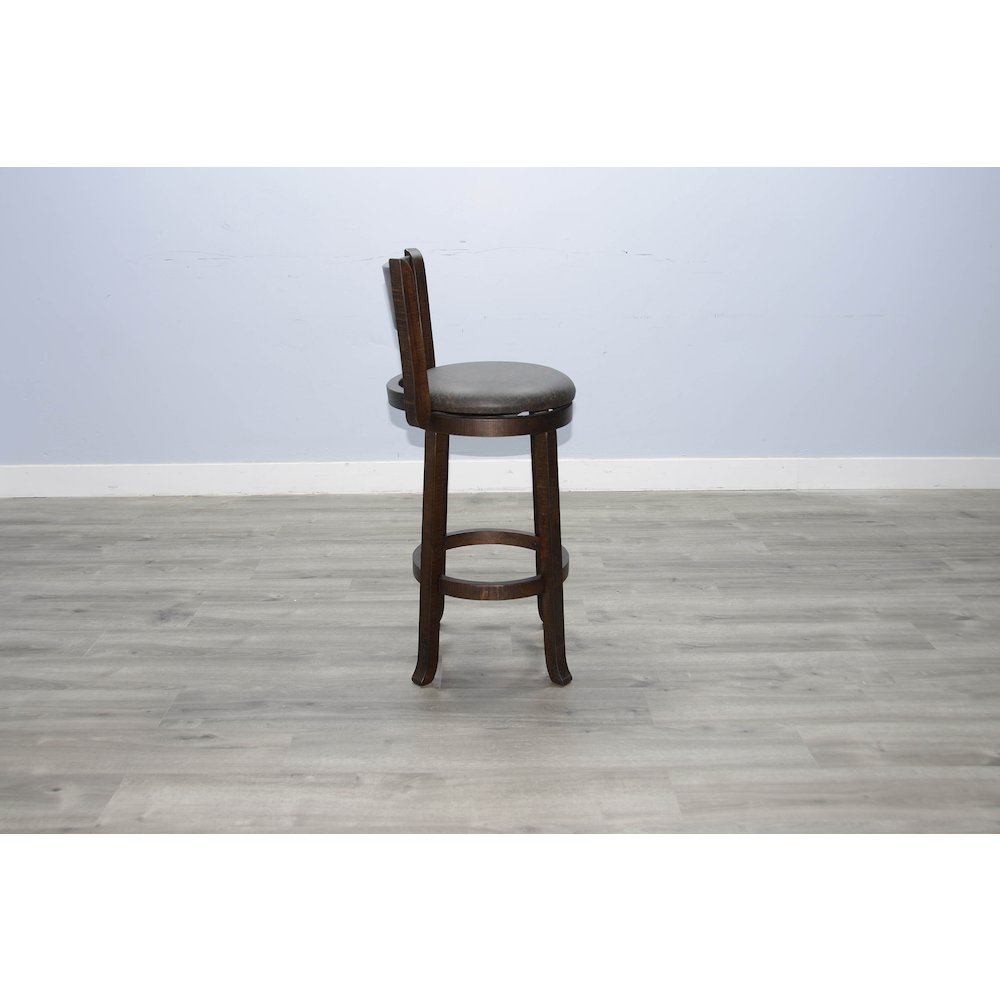 Sunny Designs Bar Swivel Barstool, Cushion Seat (Set of 2). Picture 3