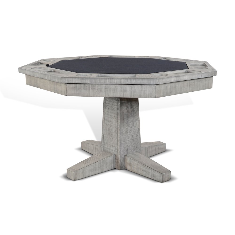 Sunny Designs Reversible Game and Dining Poker Table. Picture 1