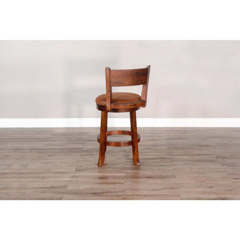 Sunny Designs Counter Swivel Barstool, Cushion Seat & Back (Set of 2). Picture 6