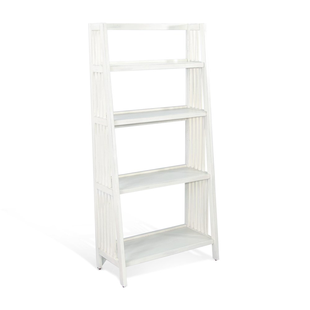 Sunny Designs  60" Mahogany Wood Folding Bookcase. Picture 1