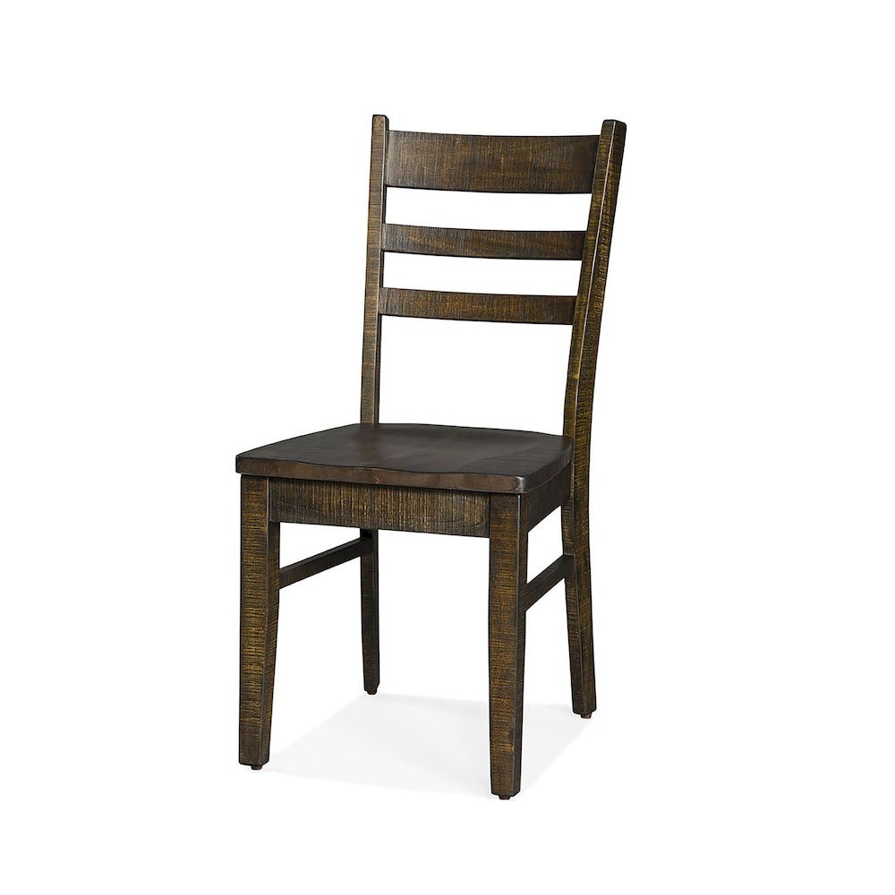 Sunny Designs Ladderback Chair, Wood Seat. Picture 1