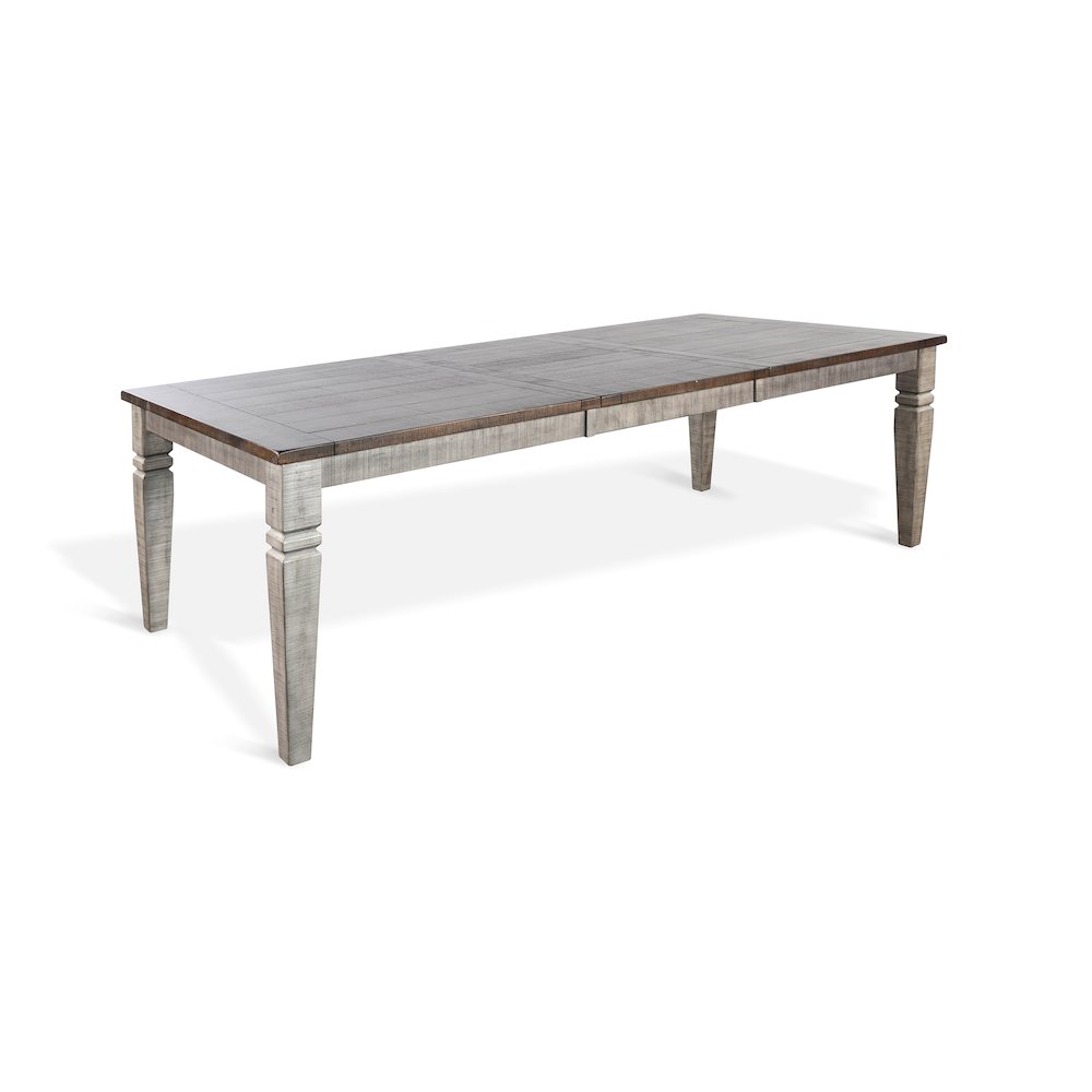 Sunny Designs Extension Dining Table with Butterfly Leaf. Picture 1