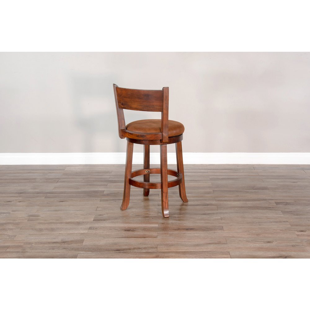 Sunny Designs Counter Swivel Barstool, Cushion Seat & Back (Set of 2). Picture 4