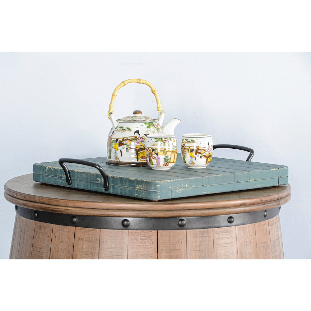 Sunny Designs Sea Grass Ottoman Tray. Picture 3