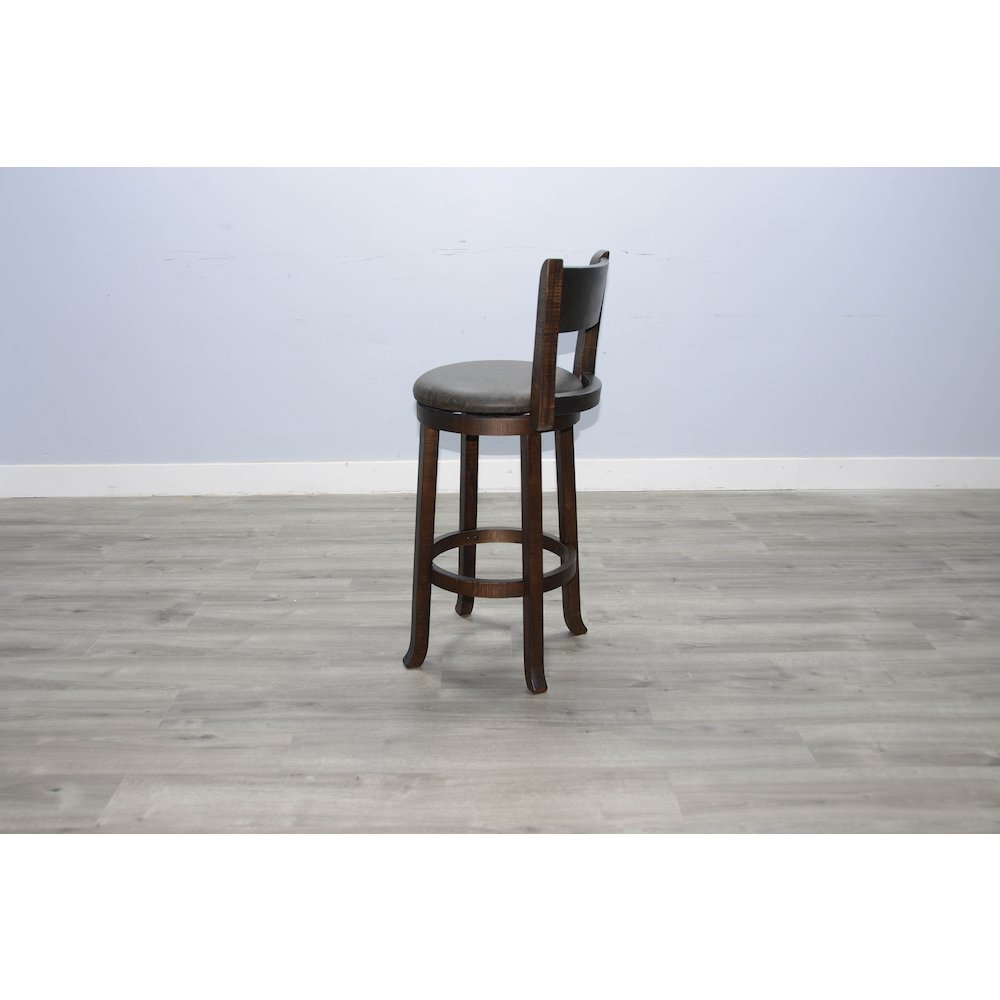 Sunny Designs Bar Swivel Barstool, Cushion Seat (Set of 2). Picture 4