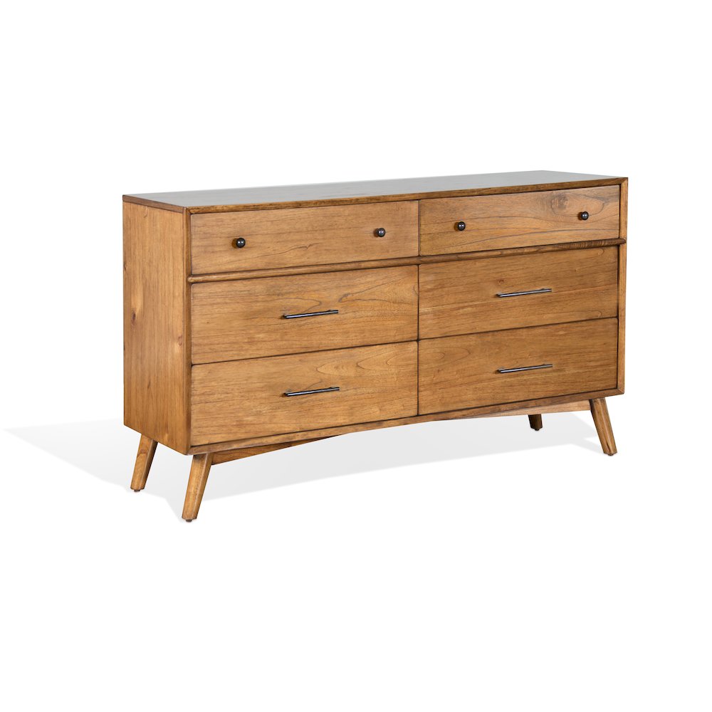 American Modern 6 Drawer Dresser. Picture 1