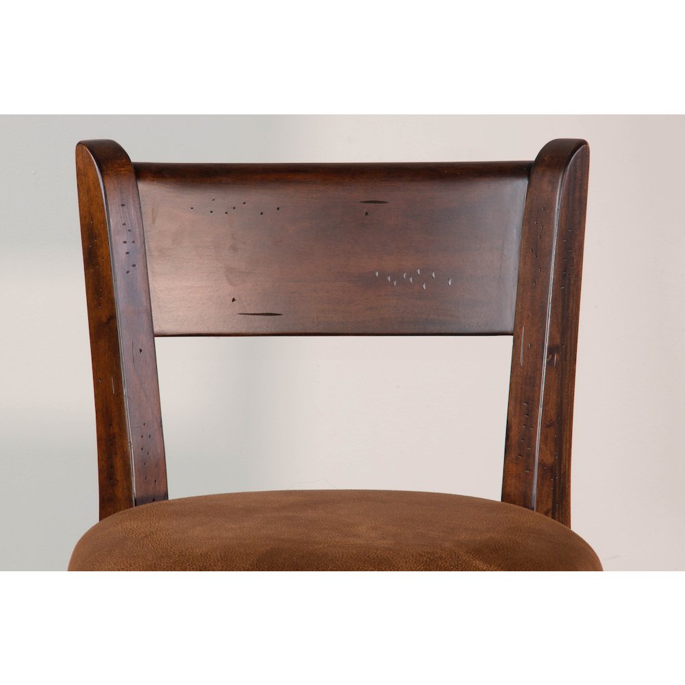 Sunny Designs Counter Swivel Barstool, Cushion Seat & Back (Set of 2). Picture 2
