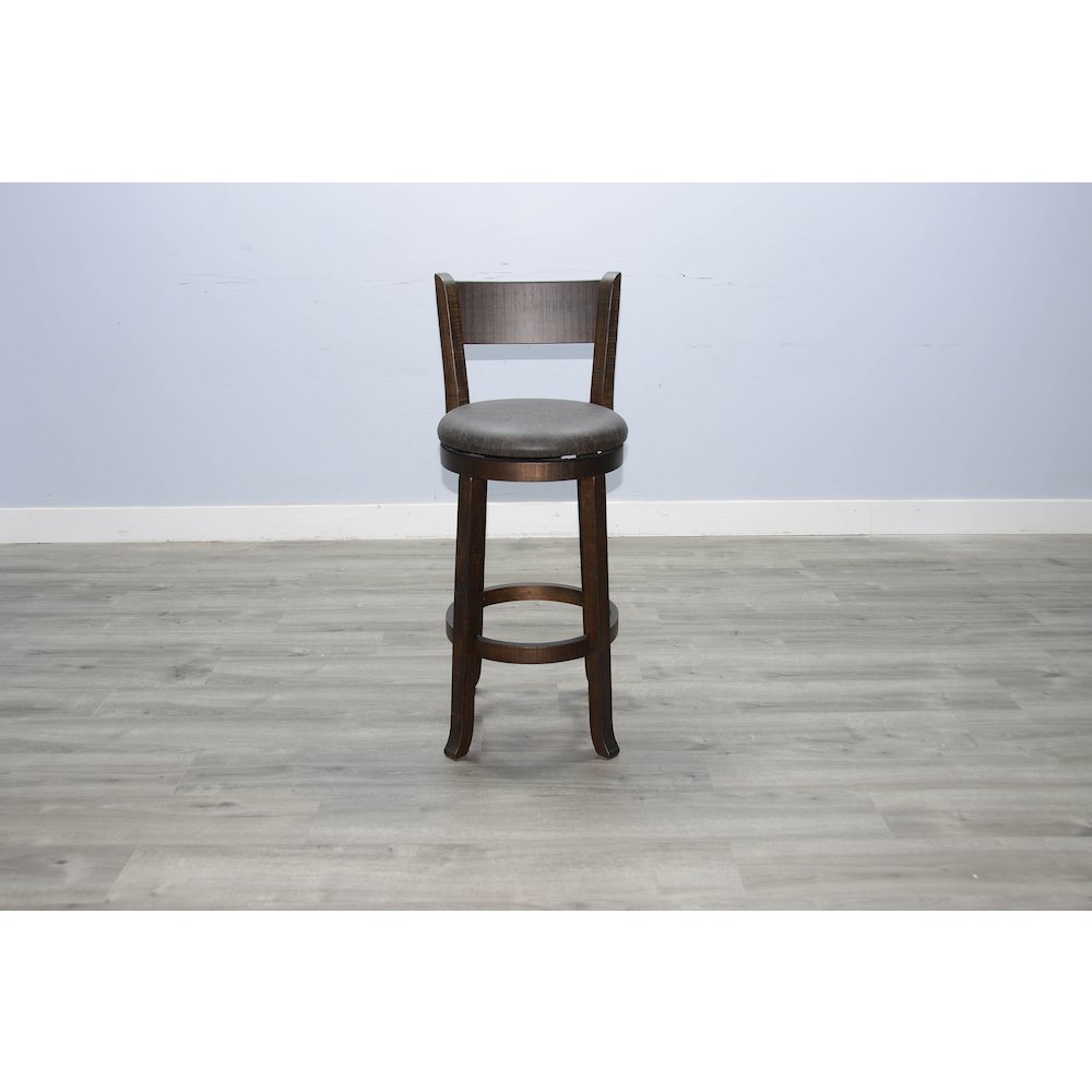 Sunny Designs Bar Swivel Barstool, Cushion Seat (Set of 2). Picture 2