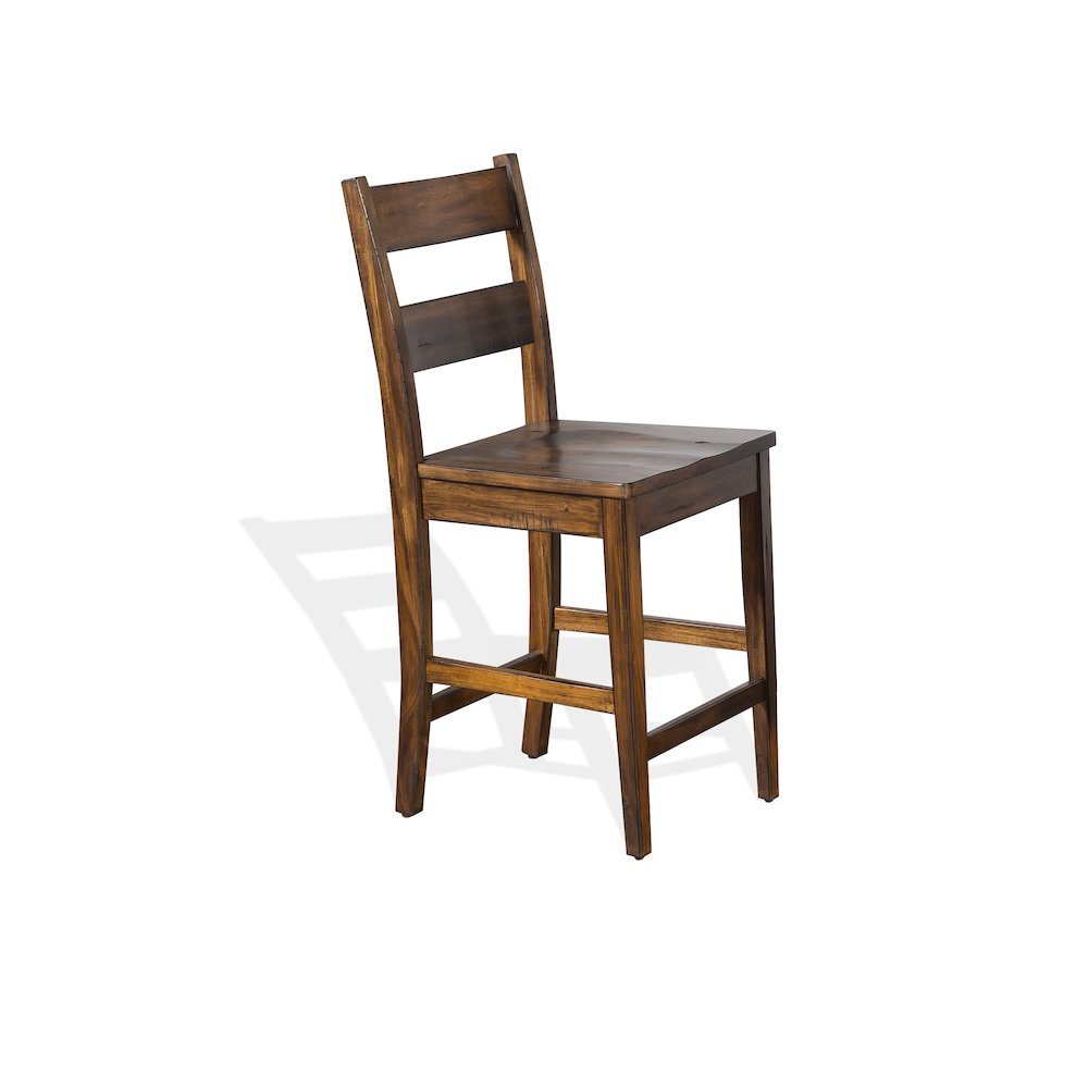 Sunny Designs Wood Ladderback Barstool (Set of 2). Picture 1