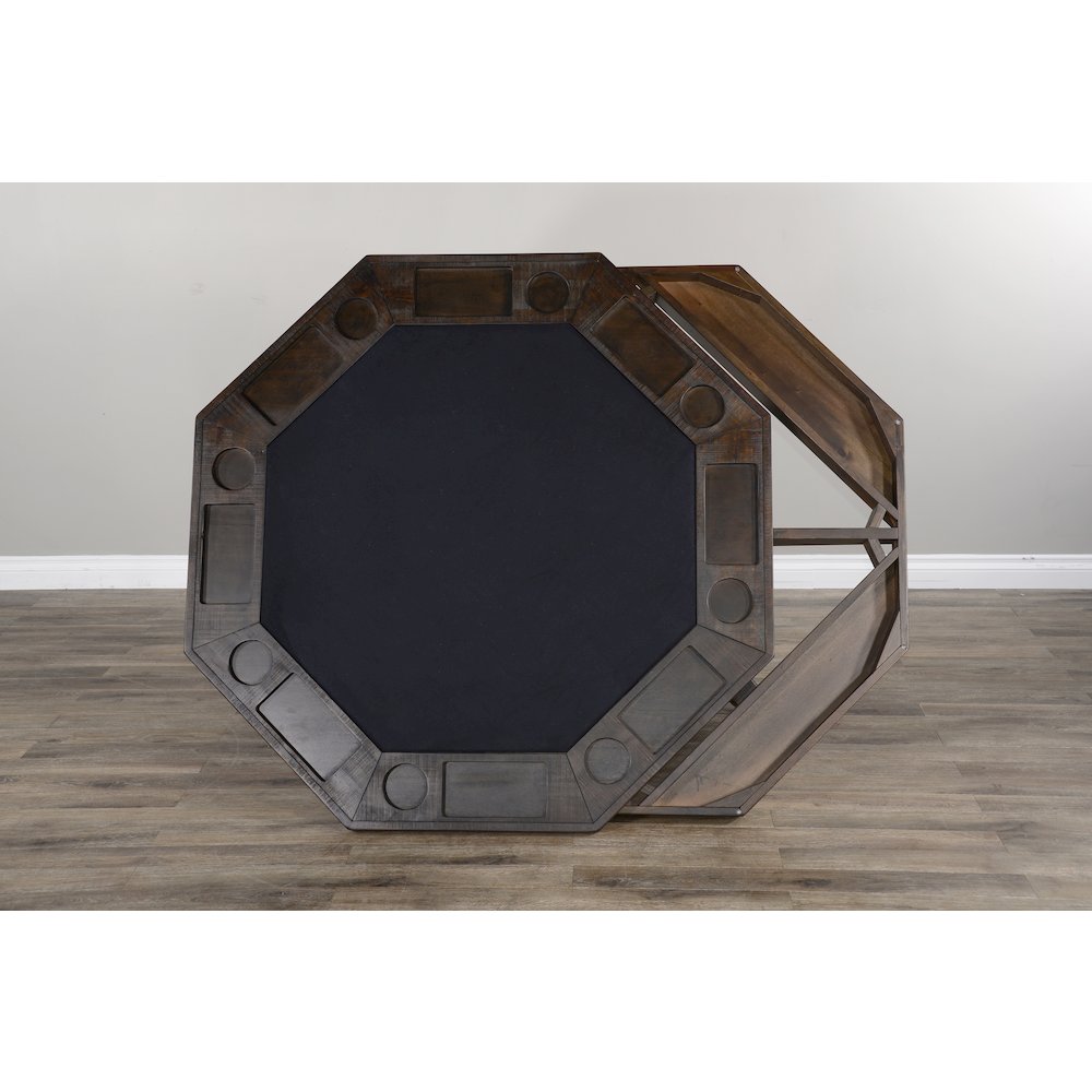 Sunny Designs Reversible Game and Dining Poker Table. Picture 4