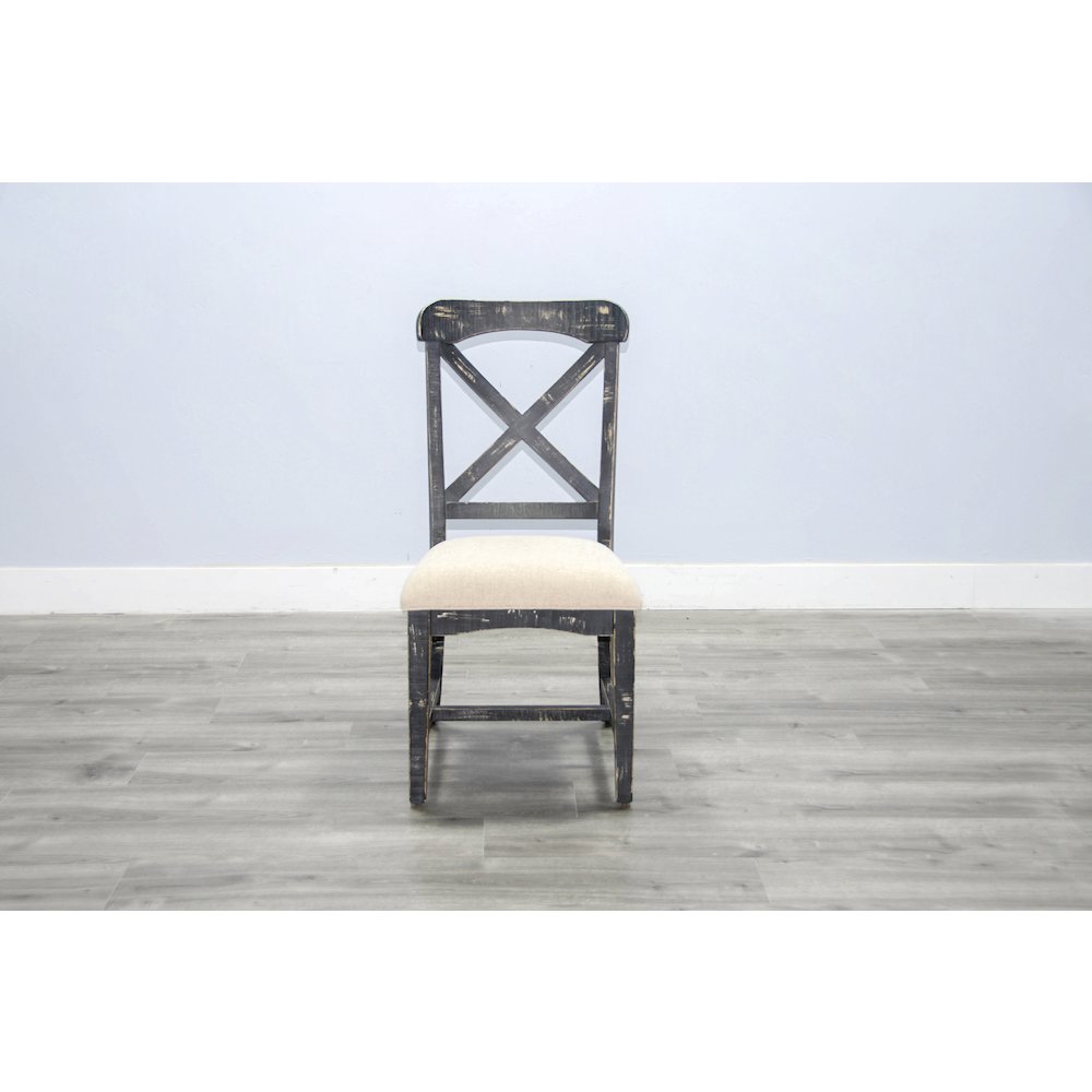 Sunny Designs Black Sand Chair, Cushion Seat (Set of 2). Picture 2