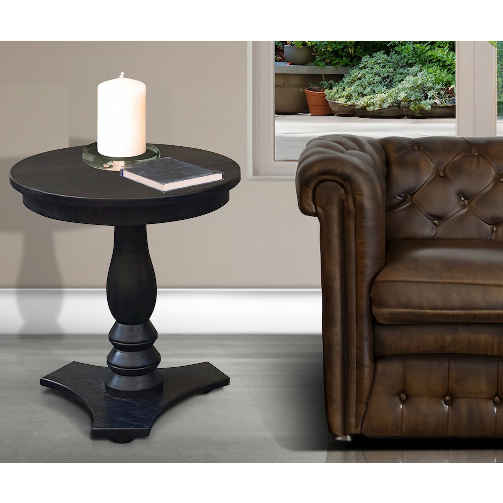 Sunny Designs Bijou Round Accent Table. Picture 2