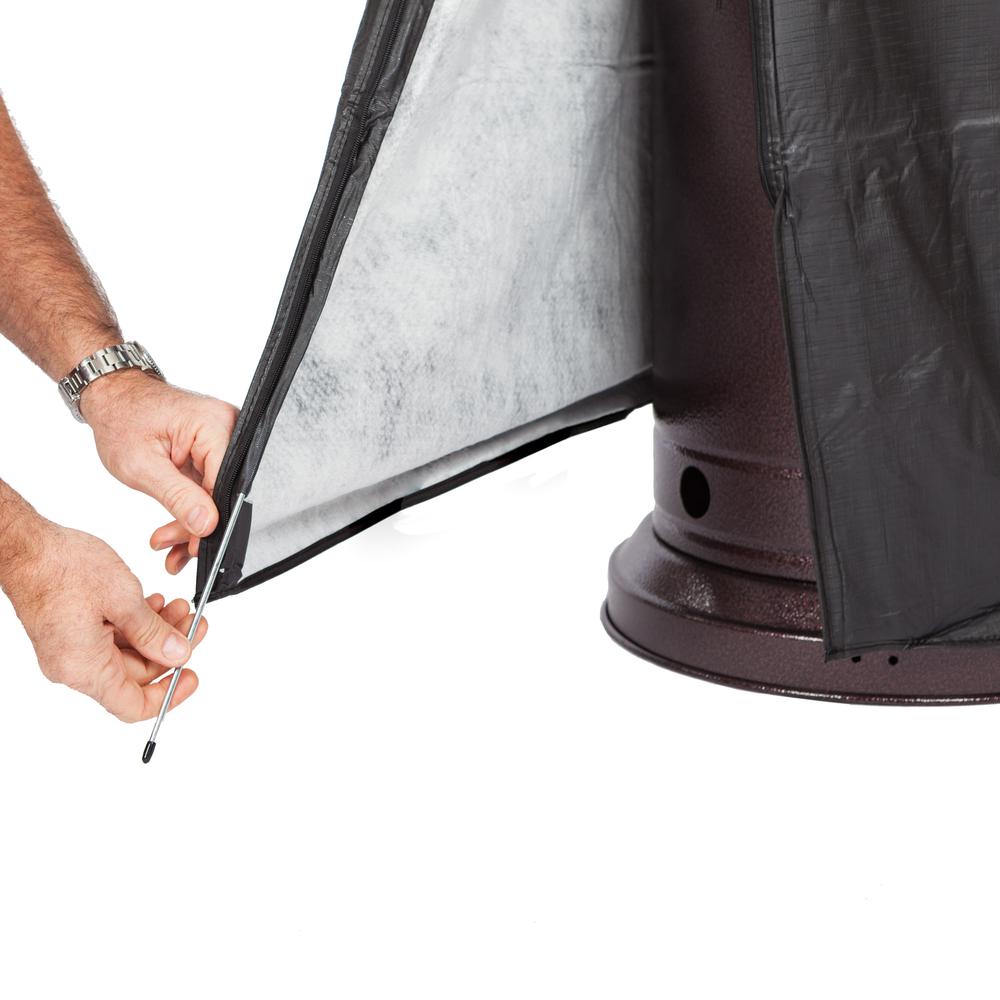 Full Length Outdoor Patio Heater Vinyl Cover. Picture 2