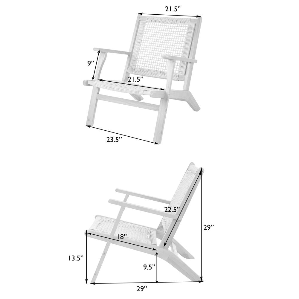 Vega Natural Stain Outdoor Chair. Picture 12