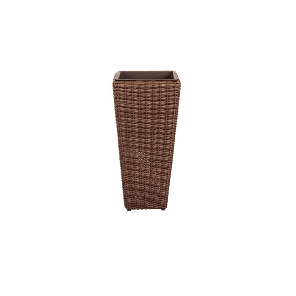 Alto 2-Piece Wicker Planter Set. Picture 1