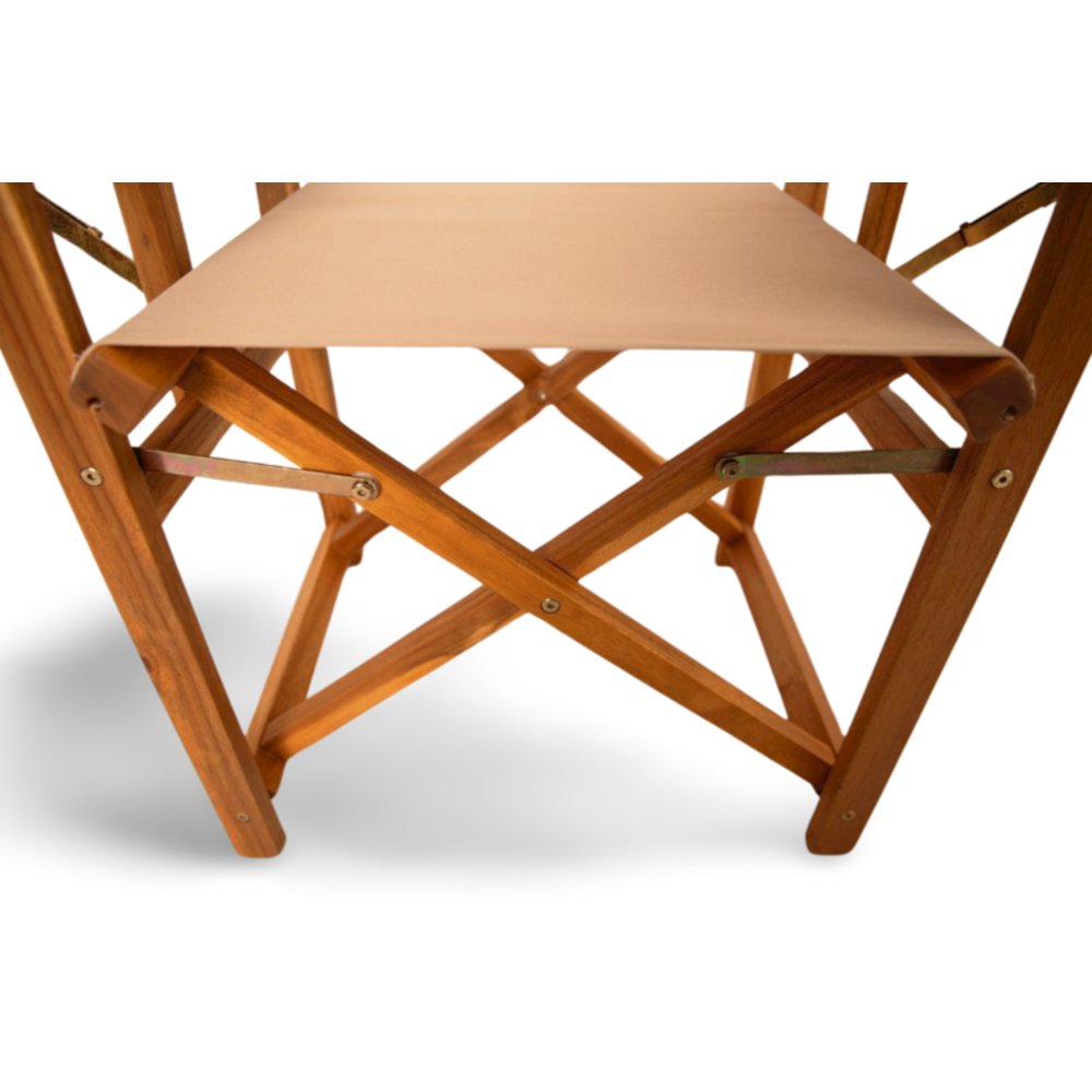 Walker Outdoor Folding Directors Chair with Side Tables. Picture 7