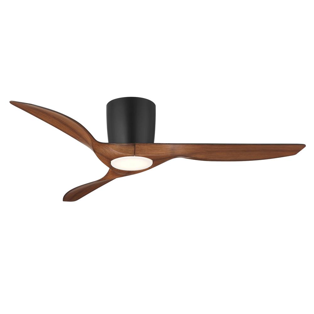 Delta 52 Inch Indoor/Outdoor Smart Flush Mount Ceiling Fan. Picture 1