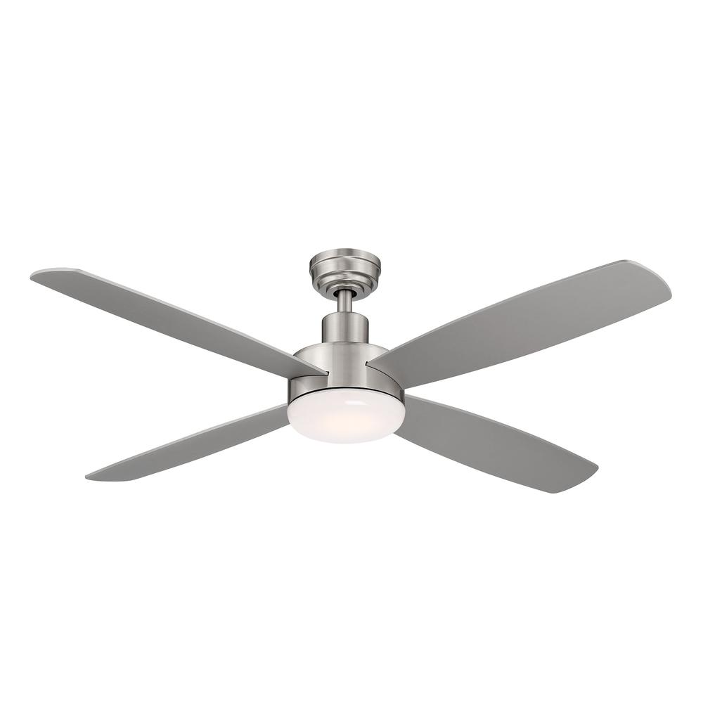 Aeris Job Fan Stainless Steel LED ceiling Fan. Picture 1