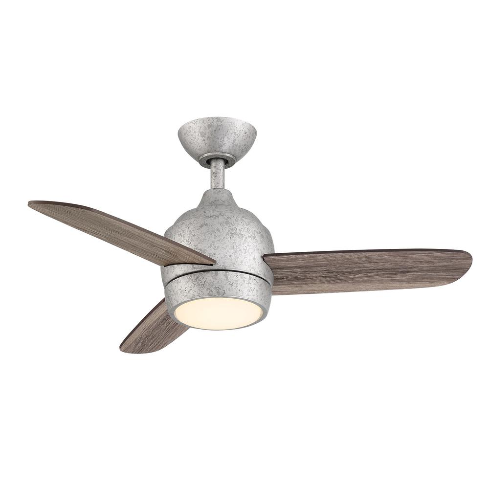 The Mini 36" indoor/outdoor LED ceiling fan. Picture 1