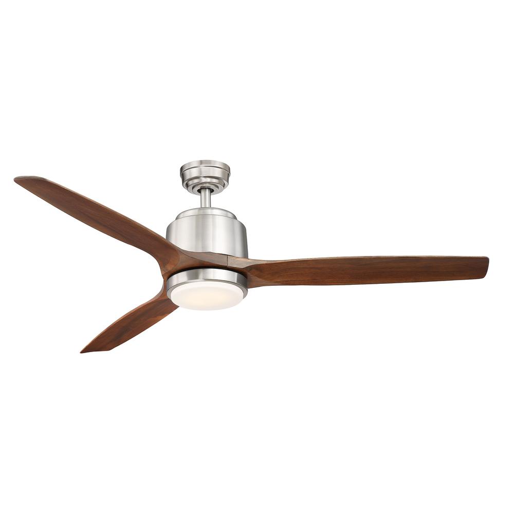 Reya 56 Inch Nickel Ceiling Fan. Picture 1