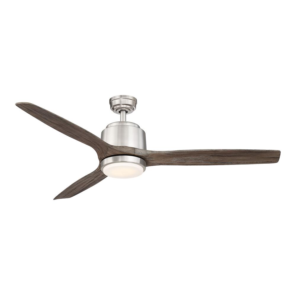 Reya 56 Inch Nickel Ceiling Fan. Picture 1