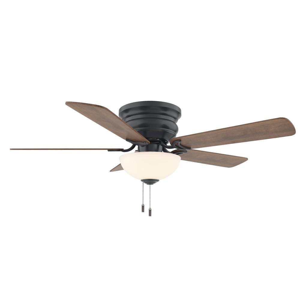 Frisco Matte Black 44 inch ceiling fan. Picture 2