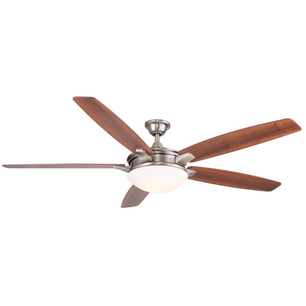 Novato Nickel 70 Inch Ceiling Fan. Picture 1
