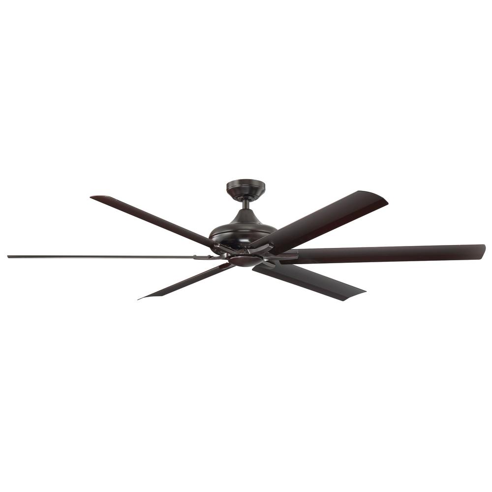 Exo 70'' Oiled Bronze ceiling Fan. Picture 1