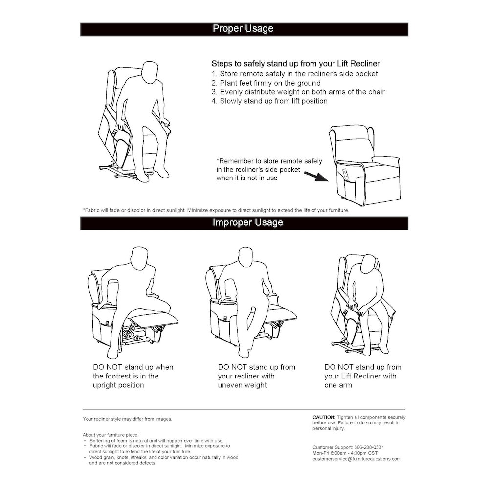 ProLounger Wall Hugger Recliner in Brown Microfiber with Stitched Back. Picture 11