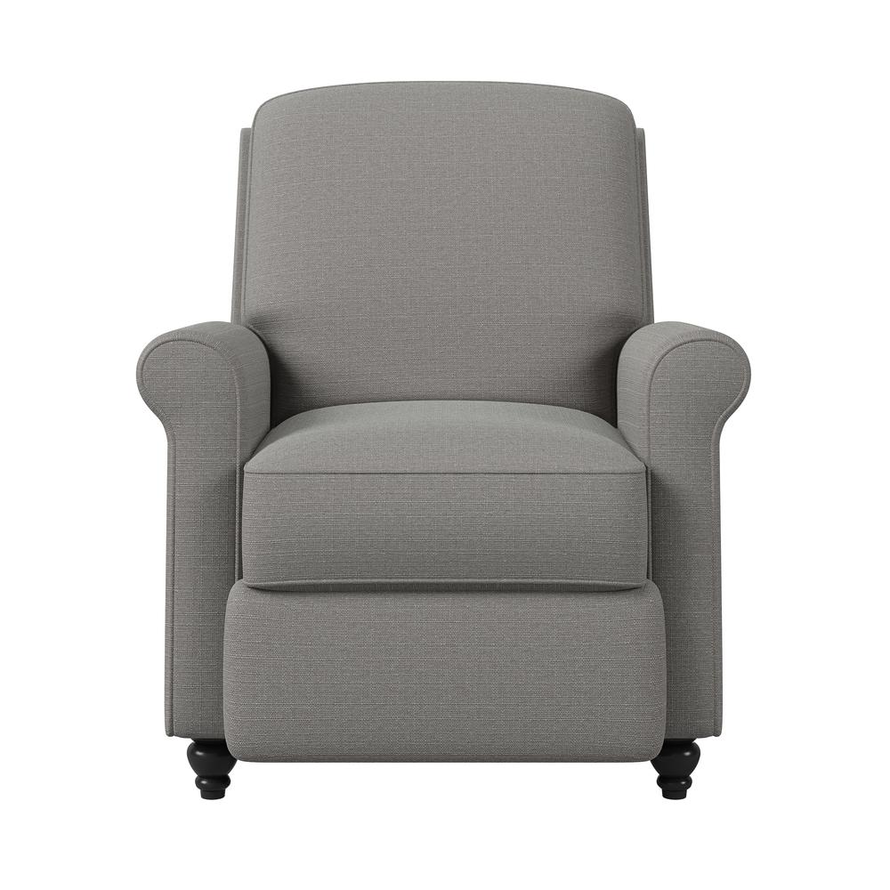 ProLounger Pushback Recliner in Dove Grey Linen. Picture 2