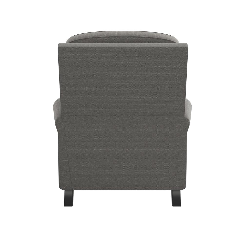 ProLounger Pushback Recliner in Dove Grey Linen. Picture 7