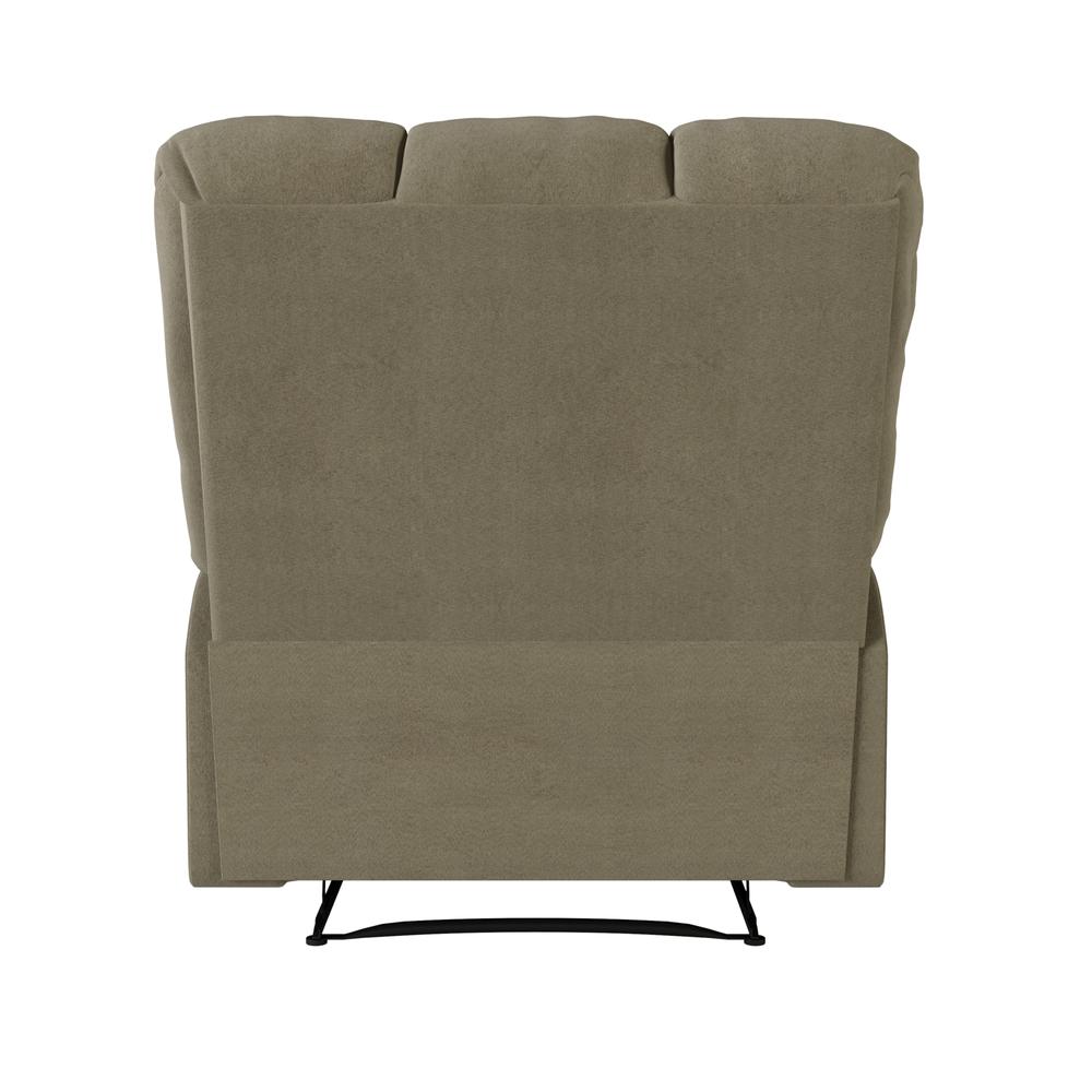 ProLounger Wall Hugger Recliner in Sage Microfiber with Square Tufted Back. Picture 5