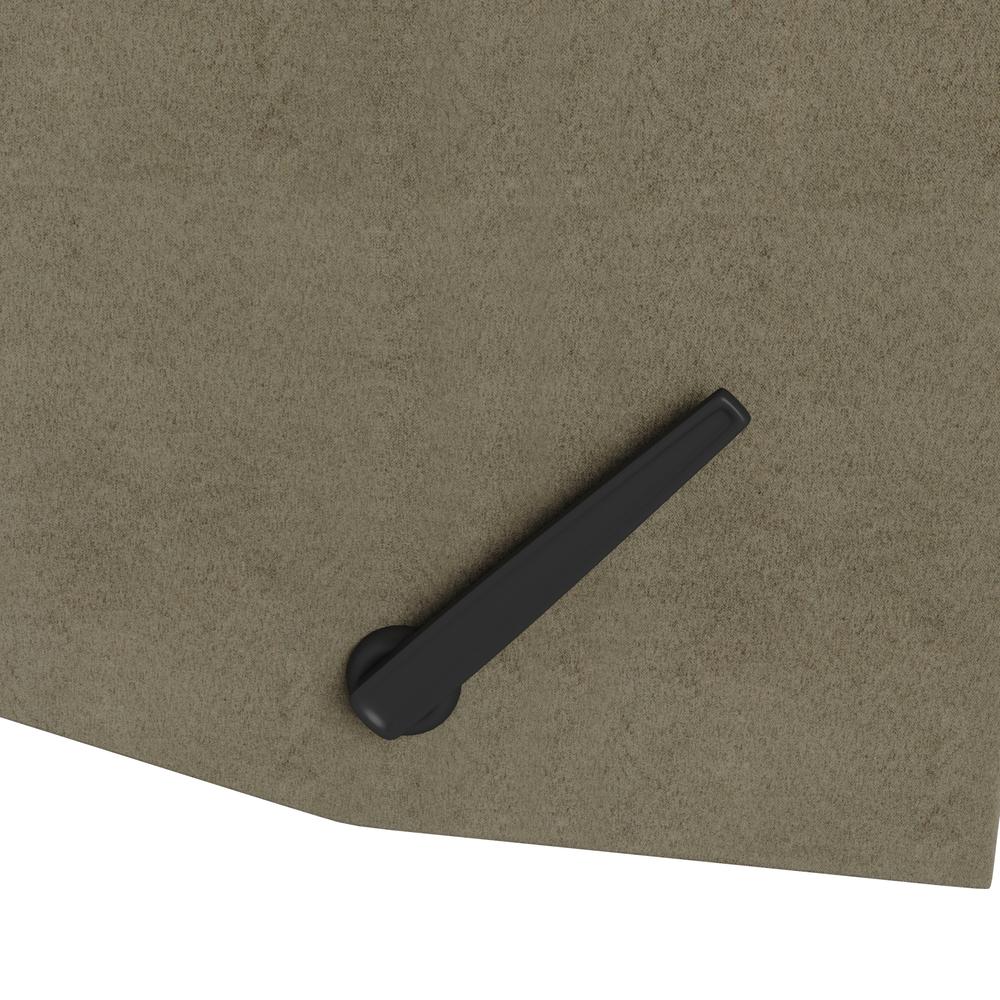 ProLounger Wall Hugger Recliner in Sage Microfiber with Square Tufted Back. Picture 7