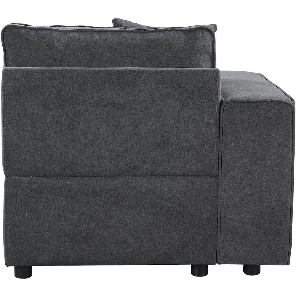 Silvester Modular - Armrest (2Pcs) Gray Fabric. Picture 4